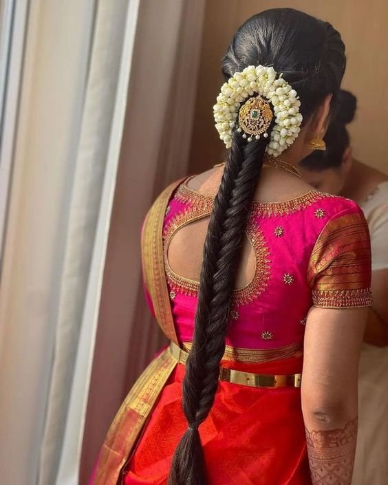 Modern Indian Wedding Hairstyles For Long Hair