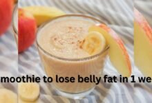 Smoothie To Lose Belly Fat In 1 Week