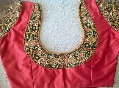 50+ Stunning Patch Work Blouse Designs 2023