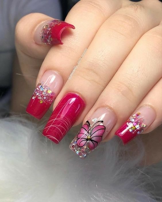 24+ Cute Acrylic Nail Ideas 2023